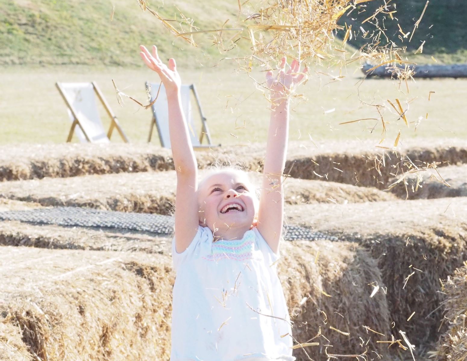 Straw castle at chirk castle summer of play